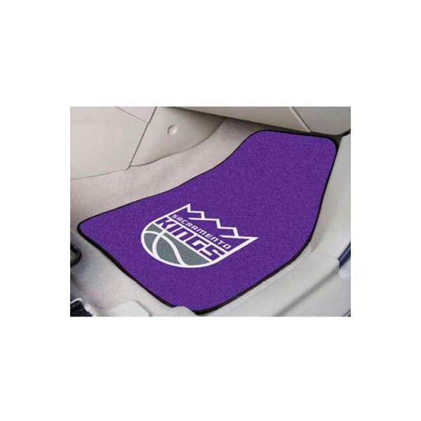 Fanmats NBA - Sacramento Kings - 2 Piece Carpeted Car Mat Set 17"W x 27"L - 9397